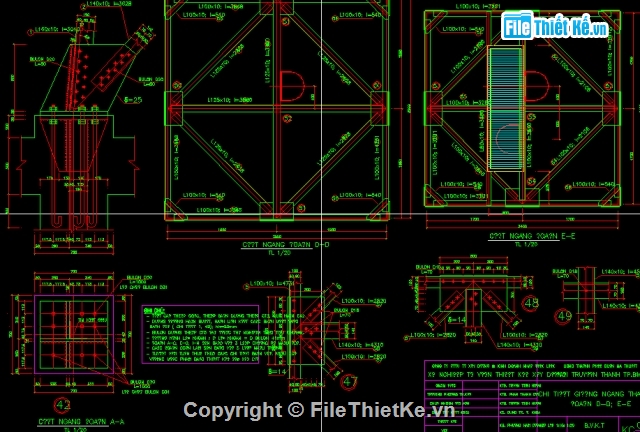 Bản vẽ,bản vẽ kết cấu,Bản vẽ autocad,Bản vẽ full,thiết kế cấu bản vẽ